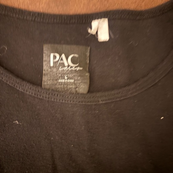 Women's PacSun Black Long Sleeve Top - Picture 2 of 2